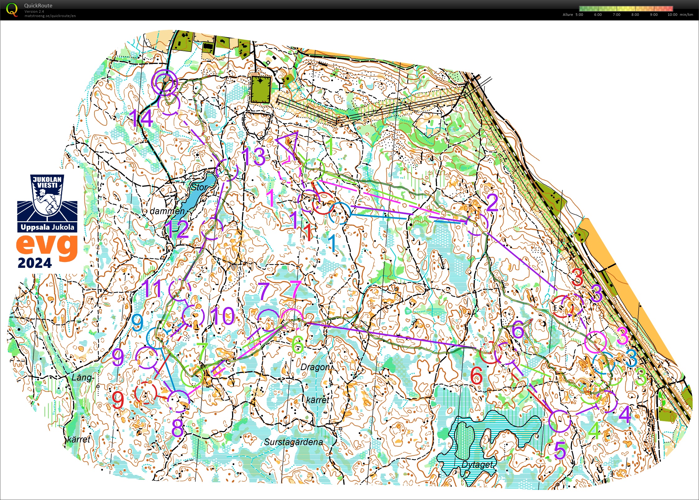 Uppsala-Jukola (4) Lunsen (nord) (11-06-2024)