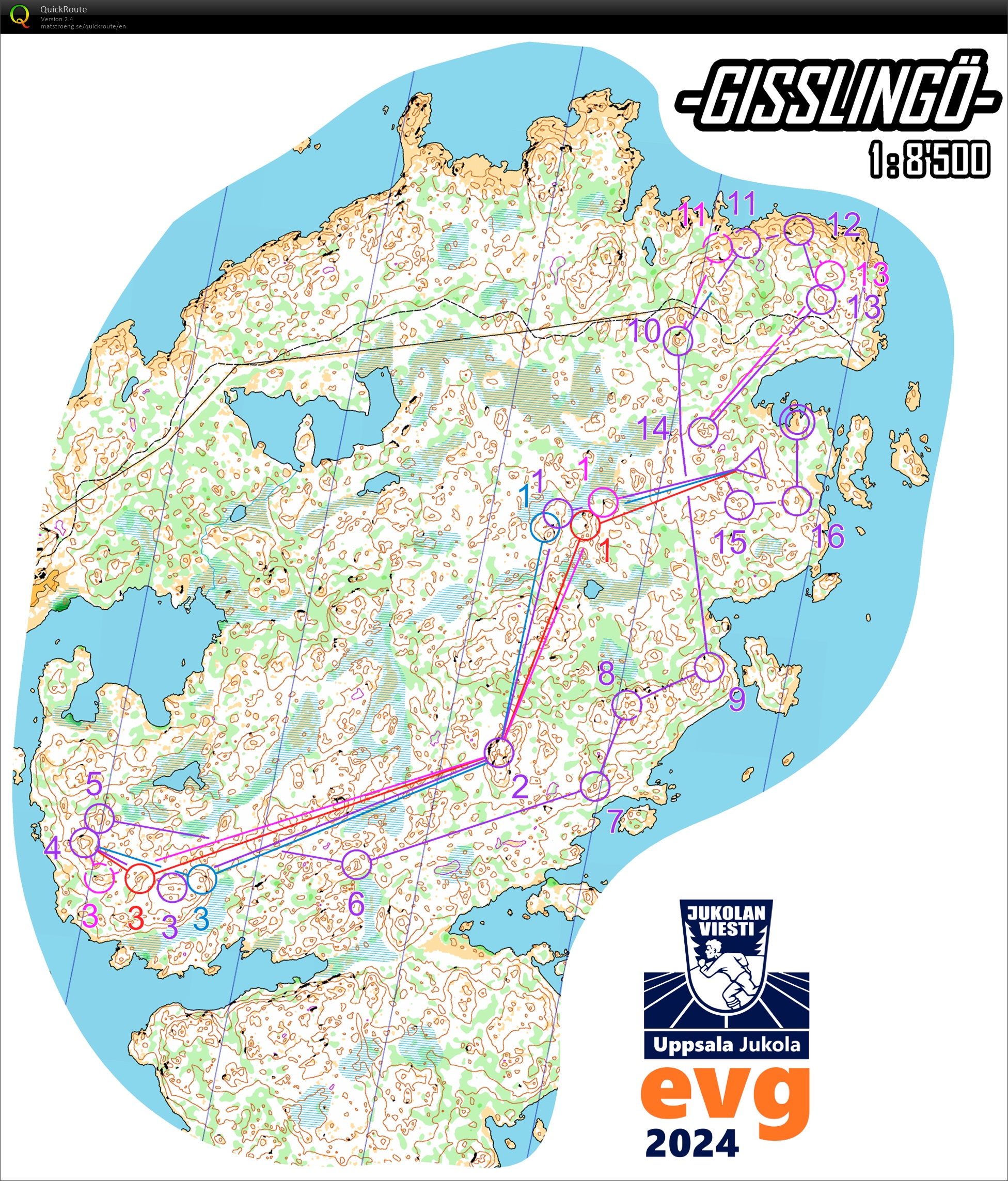 Uppsala-Jukola (7) Archipelago - Gisslingö LiDAR (15/06/2024)