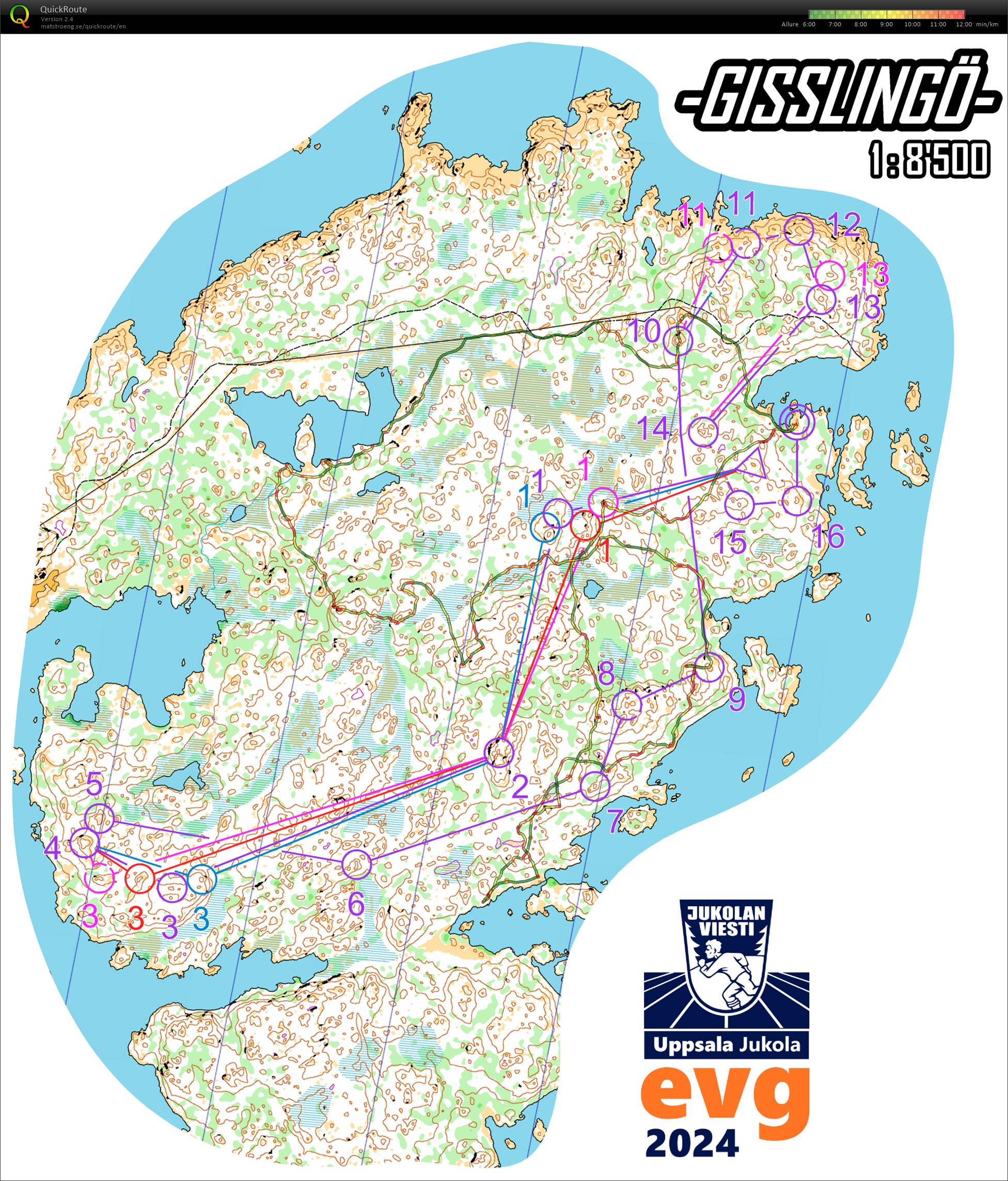 Uppsala-Jukola (7) Archipelago - Gisslingö LiDAR (15-06-2024)