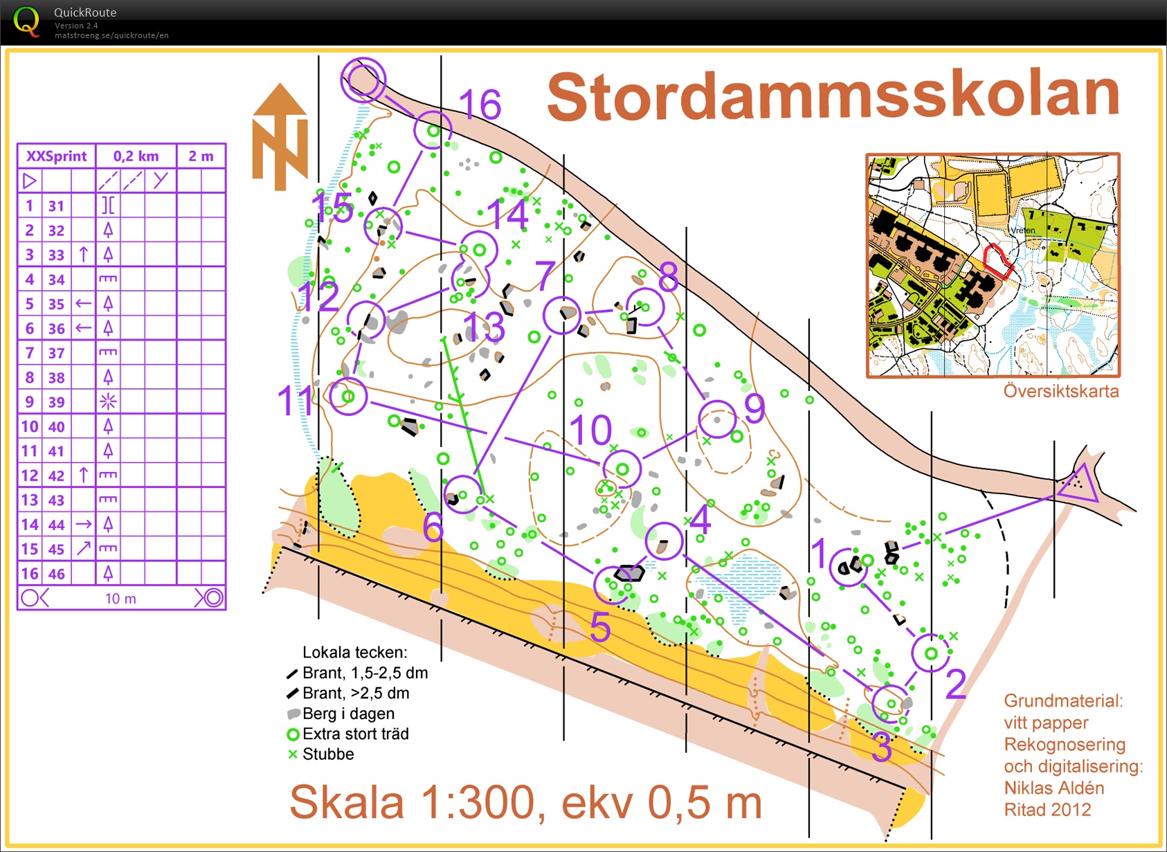 Uppsala-Jukola (12) Stordammsskolan microSprint (2024-06-18)